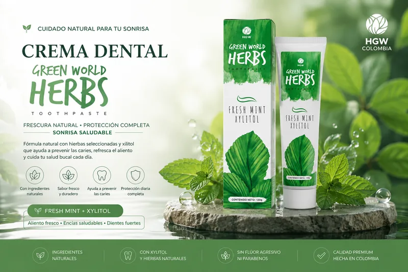Crema Dental Herbal