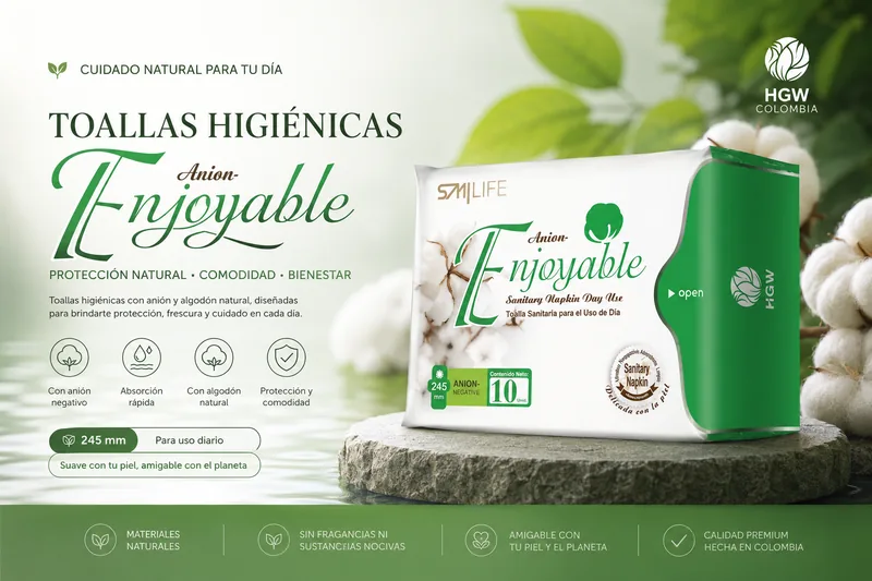 Toallas Higiénicas Turmalina Ionic